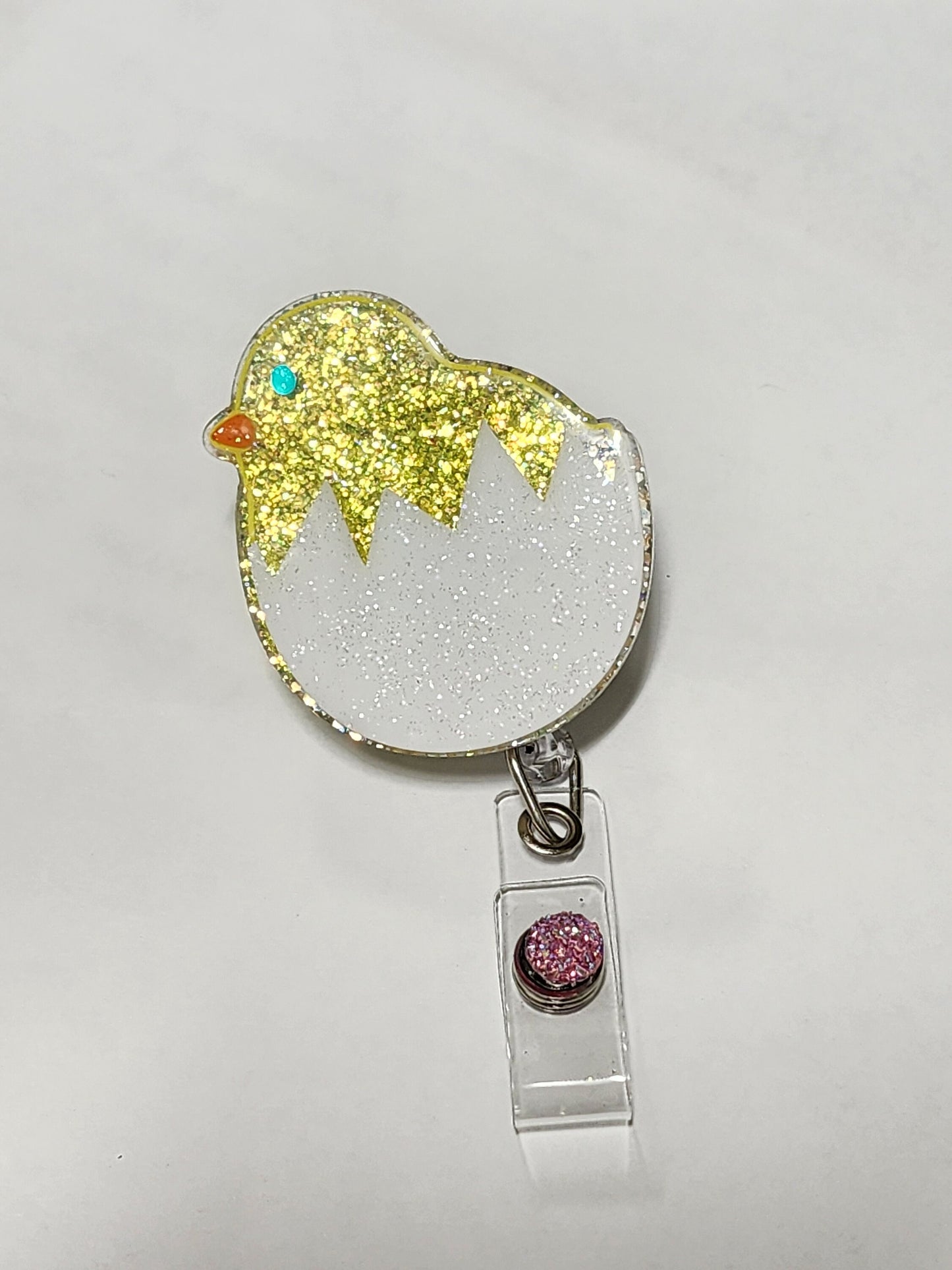 Bunny Badge Reel, Easter Badge Reel, Bunny Butt Badge Reel, Cute Badge Reel, Nurse badge reel Retractable Badge Reel Glitter Badge Reel