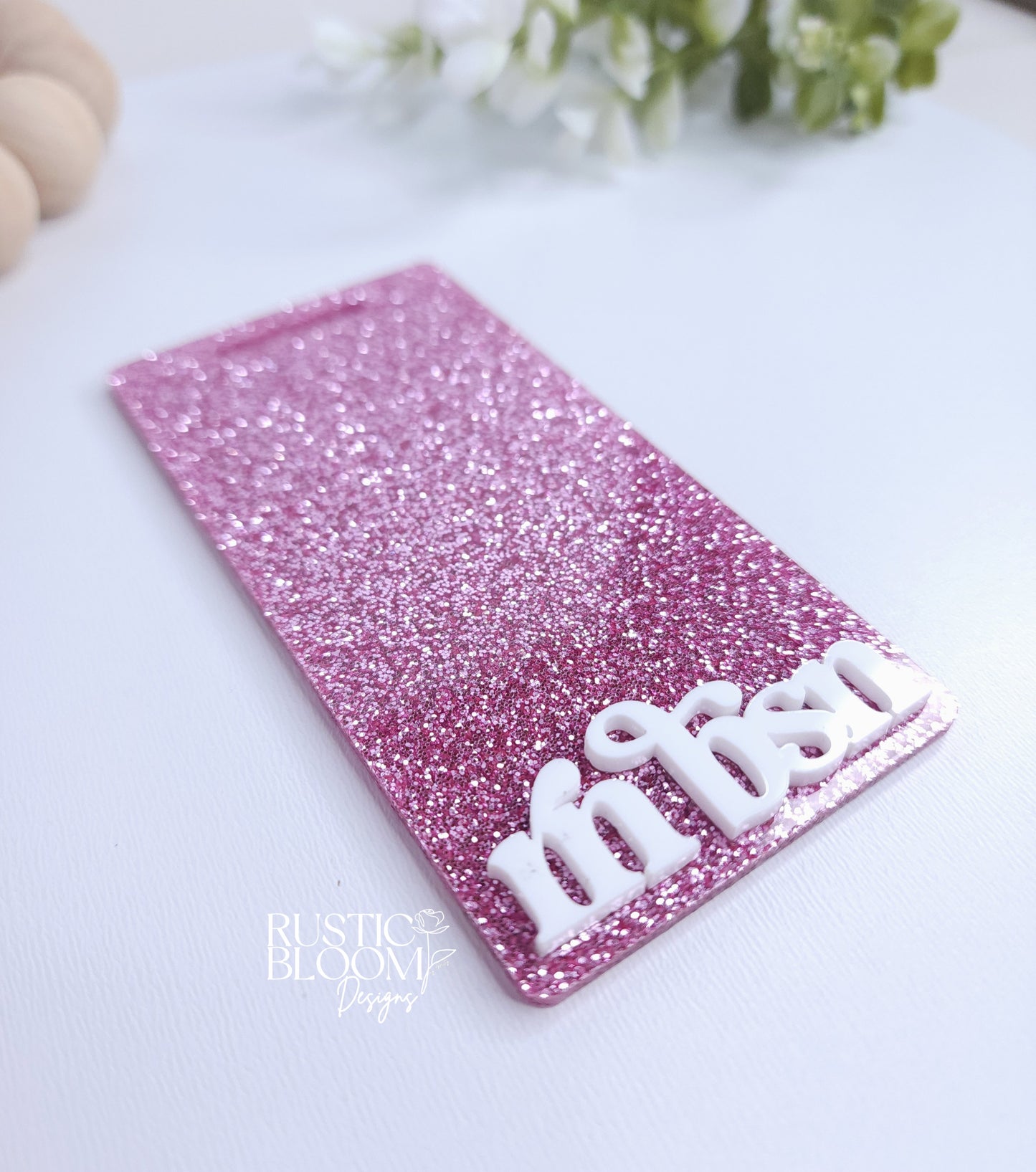 Custom Acrylic Badge Buddy | Personalized Name & Title