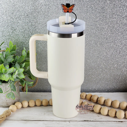 BUTTERFLY  Straw Topper Straw Cap Straw Buddy Gift Simple Tumbler Topper Gift for Her, Dust Straw protectors Cute Tumbler Topper