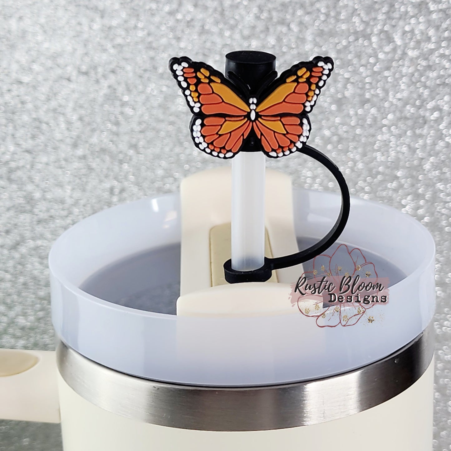 BUTTERFLY  Straw Topper Straw Cap Straw Buddy Gift Simple Tumbler Topper Gift for Her, Dust Straw protectors Cute Tumbler Topper