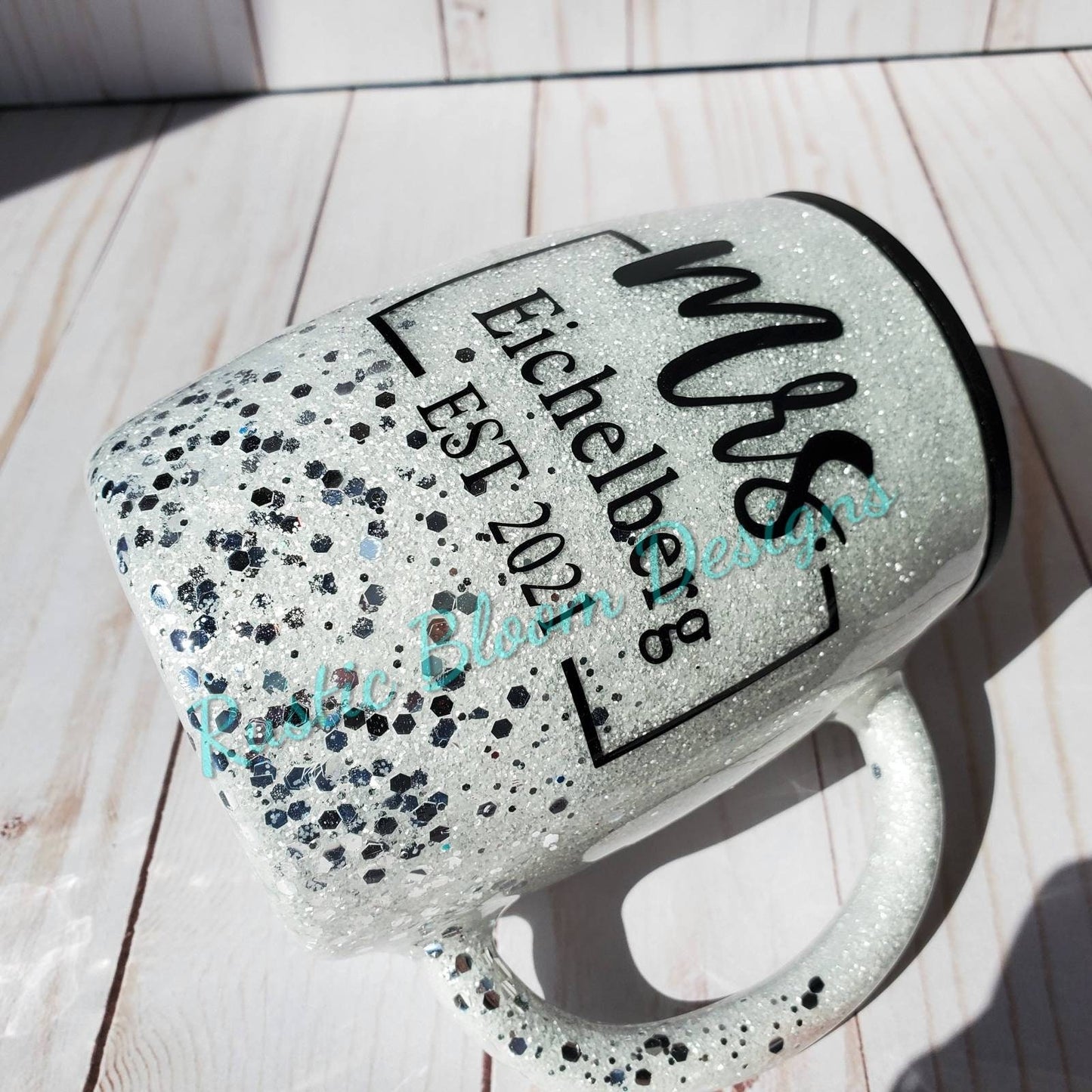 GLITTER Bride and Groom Tumbler Bridal Party Gift Mrs. MR. Personalized Bride To Be Custom Tumbler Wifey Hubby Coffee mug Can Coozie wedding