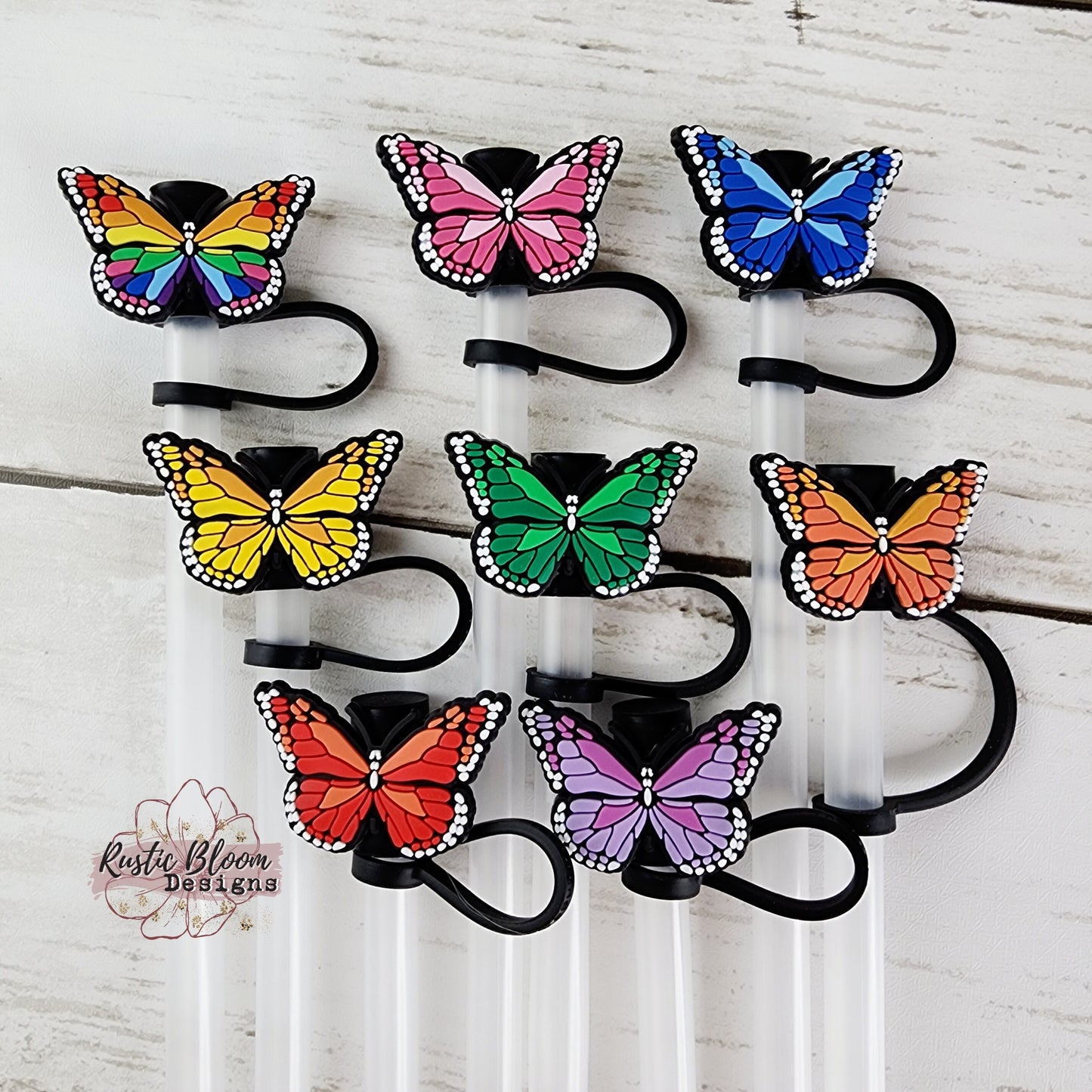 BUTTERFLY  Straw Topper Straw Cap Straw Buddy Gift Simple Tumbler Topper Gift for Her, Dust Straw protectors Cute Tumbler Topper