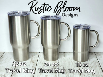 Custom Tumbler Personslized Glitter Gift for Her Him Water Cup Travel Mug To Go Insulated Stainless Steel  with Straw mother's Day Father's