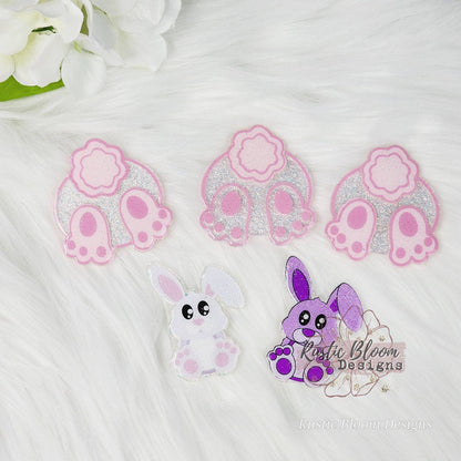 Bunny Badge Reel, Easter Badge Reel, Bunny Butt Badge Reel, Cute Badge Reel, Nurse badge reel Retractable Badge Reel Glitter Badge Reel