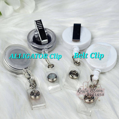 Glitter Apple Teacher Badge Reel Retractable Interchangeable teacher Name Holder Custom Gift For Her Work ID holder Teacher ID Tag gift