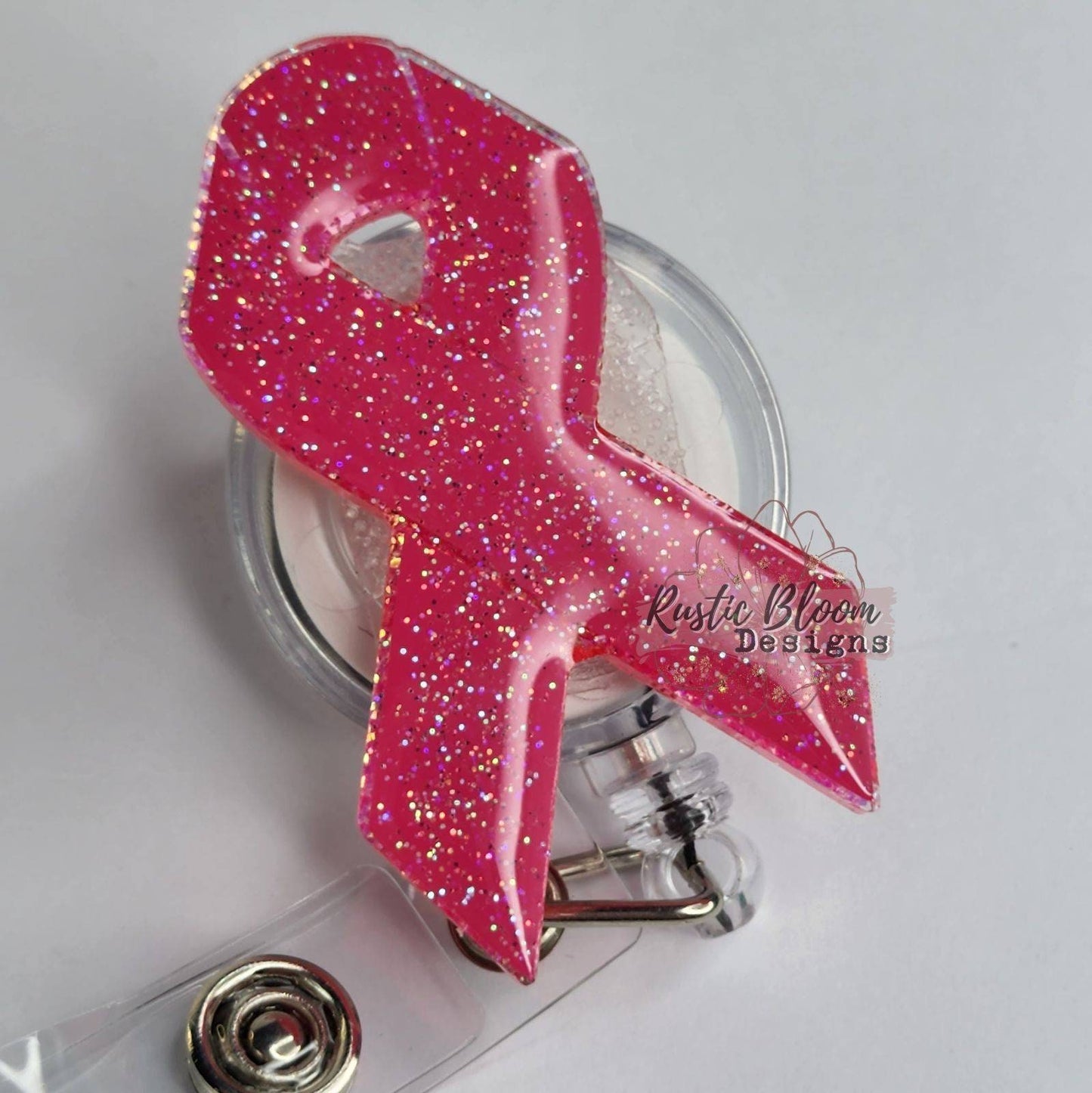 Nurse Glitter Stethescope Badge Reel Custom nurse gift for her essential worker gift personalized Healthcare Badge Holder medical Id