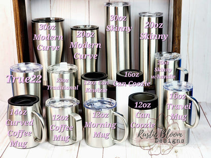 Rose Gold White Pink Milkyway 16oz Tumbler with Handle tumbler