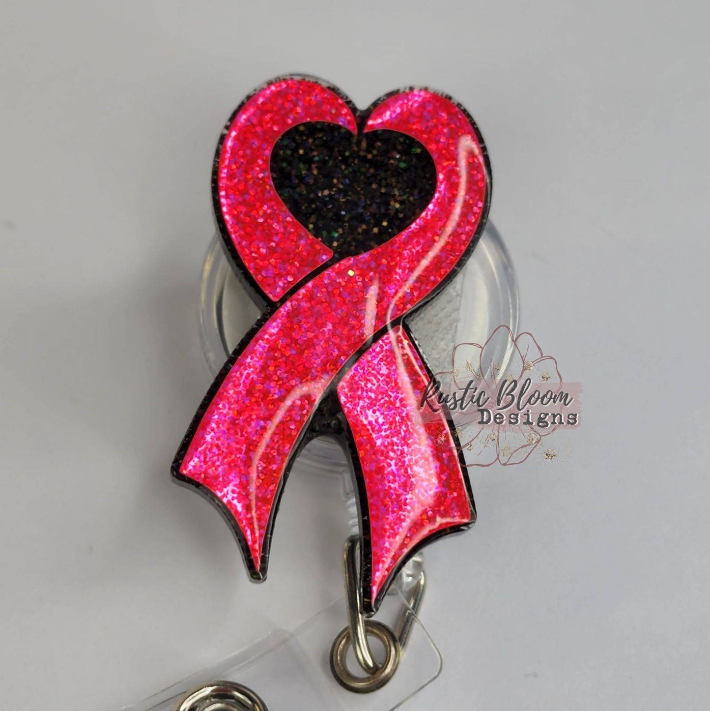 Nurse Glitter Stethescope Badge Reel Custom nurse gift for her essential worker gift personalized Healthcare Badge Holder medical Id