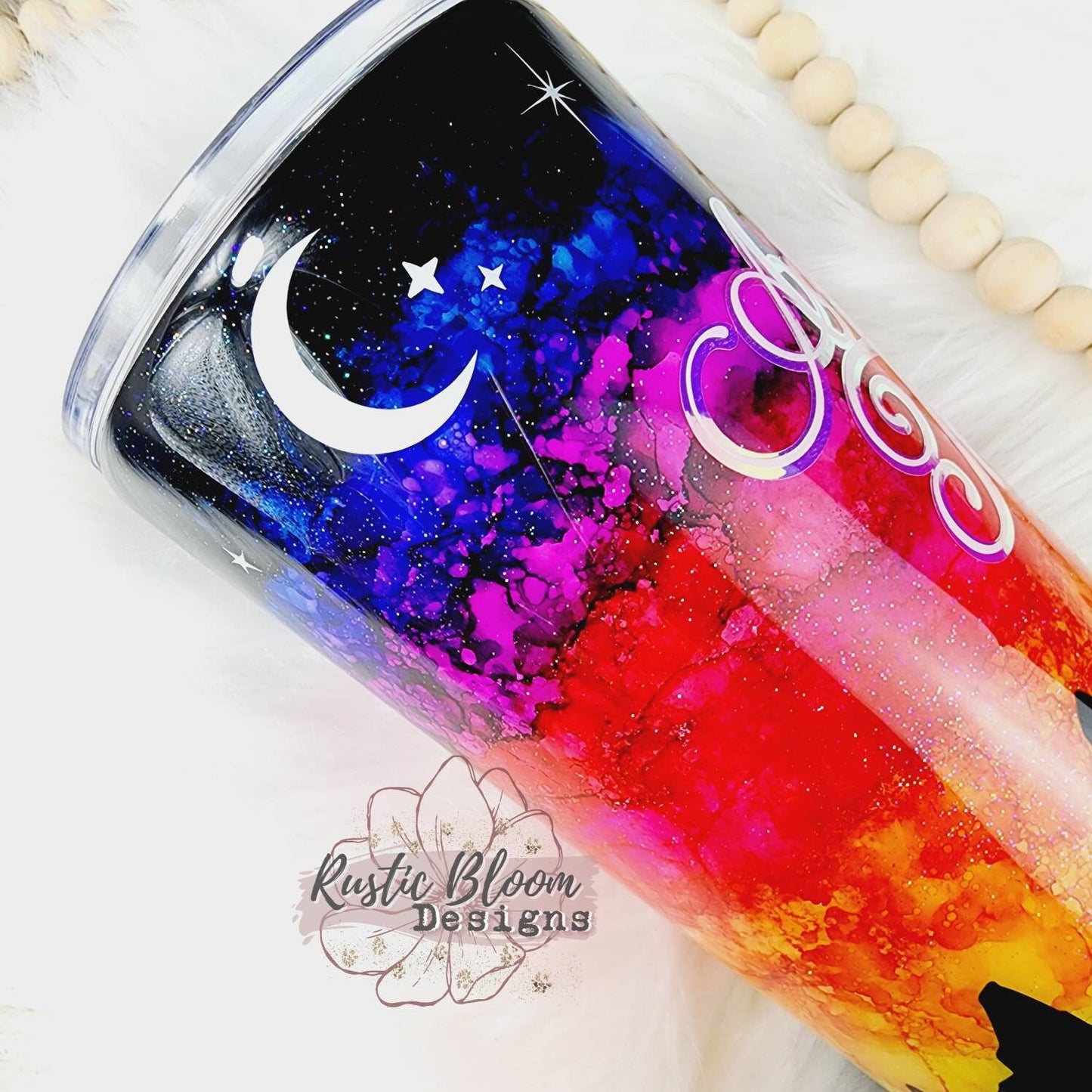 Mountain Sunset Tumbler Ombre Custom Insulated Stainless Steel Coffee Travel Mug Personalized Gift for Her Water Cup Cold  Hot drinking Cup