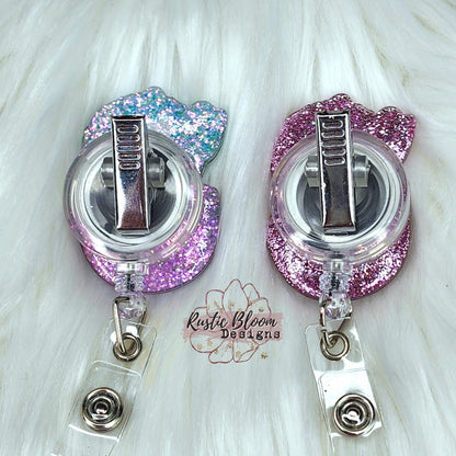 Cute Glitter Chick in egg, Easter Badge Reel, Cute Badge Reel, Nurse badge reel Retractable Reel Glitter Badge Reel Gift for Easter