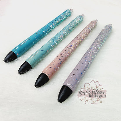 Elegant Vintage Ombre Glitter Gel Pen