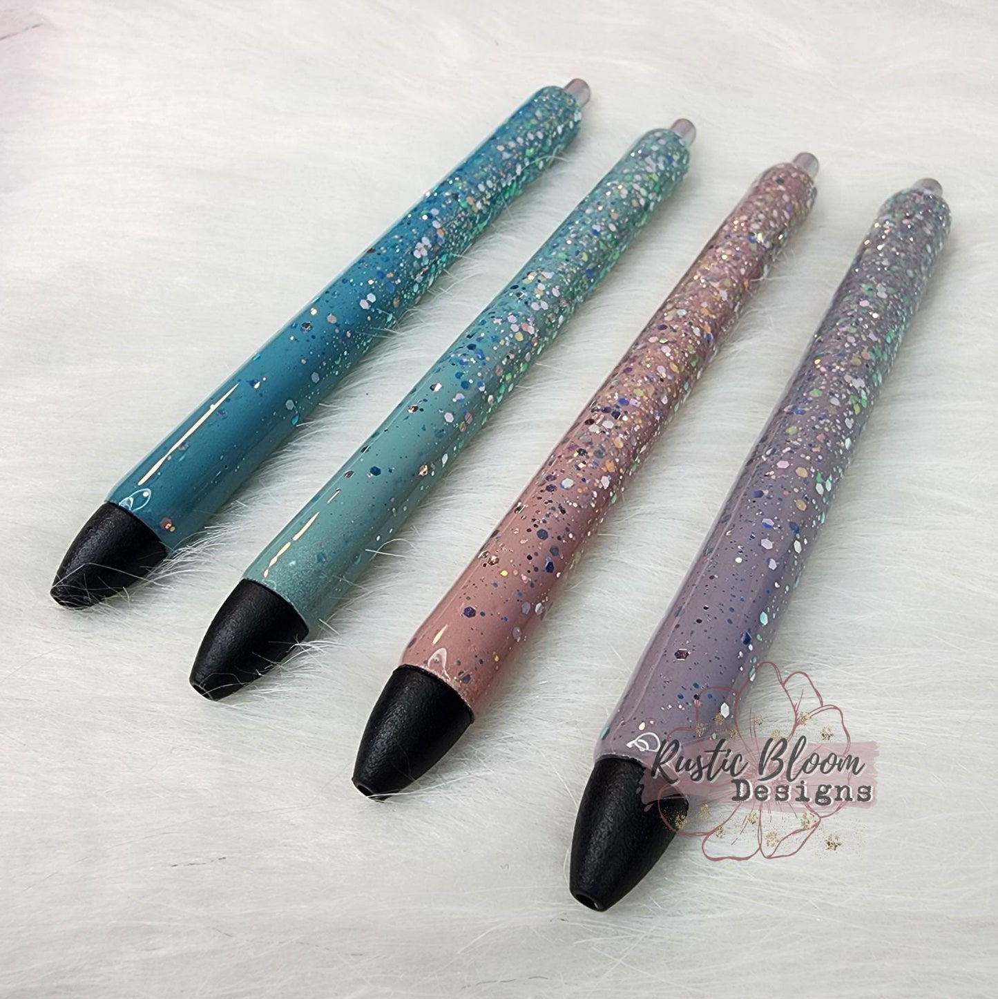 Elegant Vintage Ombre Glitter Gel Pen